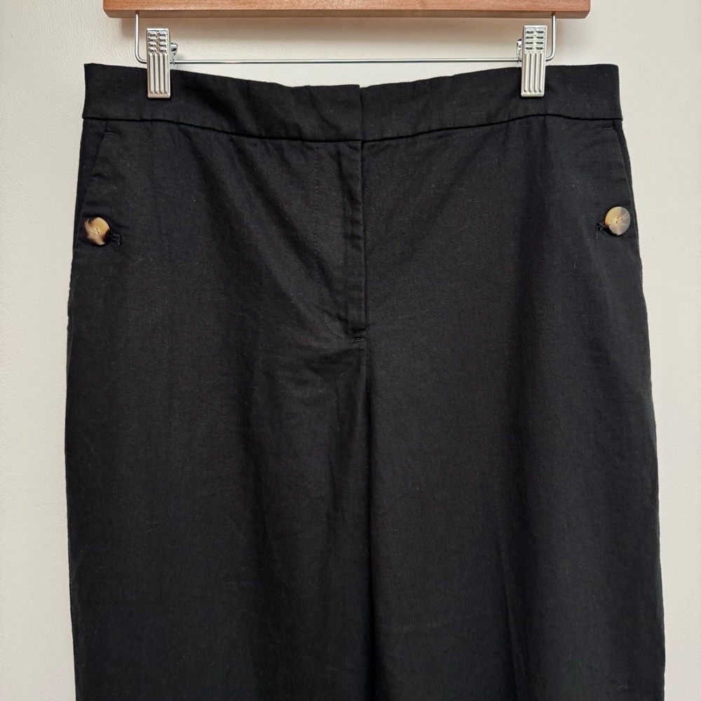 J. Crew Factory Linen Cotton Blend Sailor Pants - Picture 3 of 11